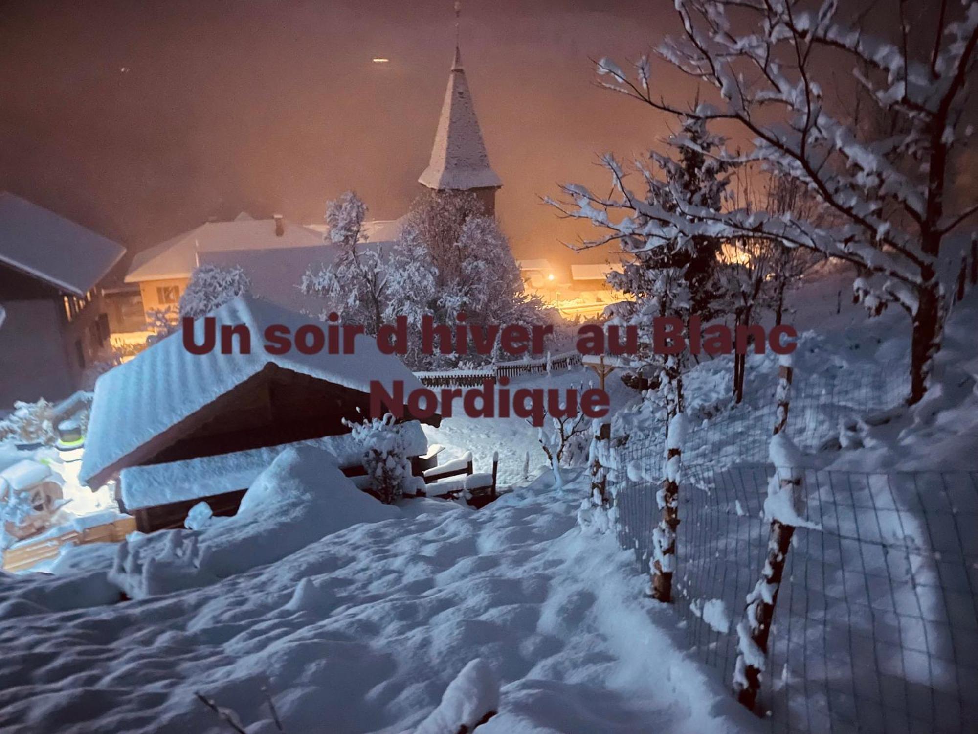 Вілла Le Blanc Nordique Le Bouchet-Mont Charvin Екстер'єр фото